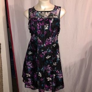 Lane Bryant lace fit and flare dress
